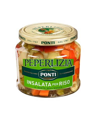 Ponti Peperlizia Rice Salad - 350 g - Free shipping delivered to EUROPE and UK