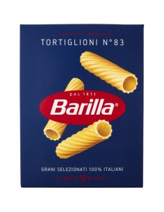 Barilla 83 Tortiglioni - 500 gr - Free shipping delivered to EUROPE and UK