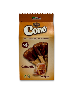 Messori Cono snack al Caramello 4 pz - 100 gr