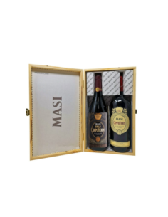 Masi cassa in legno Brolo 75 cl + Campofiorin 75 cl - 2 pz