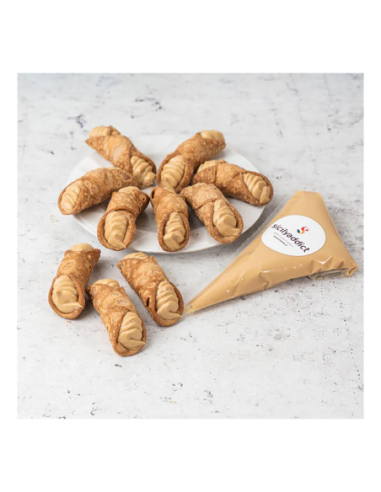 Sicilyaddict Kit Cannoli 15 pz con crema Dolcebueno 250 gr