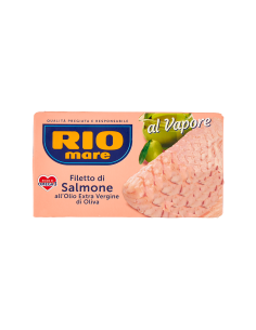 Rio Mare Salmon EVO Oil - 125 gr - Free shipping delivered to EUROPE and UK