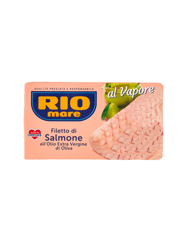 Rio Mare Salmon EVO Oil - 125 gr - Free shipping delivered to EUROPE and UK