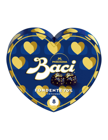 Baci Perugina Cuore Dark Chocolate 70% - 100 gr - Free shipping delivered to EUROPE and UK