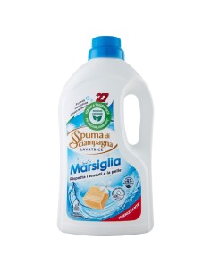 Spuma di Sciampagna Détergent Liquide pour Lave-linge Marseille 27 lavages - 1215 ml - Livraison gratuite en EUROPE et au Royaum