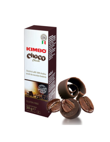 Kimbo Choco chicchi di caffè avvolti da cioccolato fondente - 30 gr