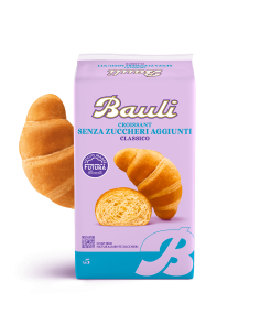 Bauli the Croissant Without Added Sugars - 185 gr - Free shipping delivered to EUROPE and UK