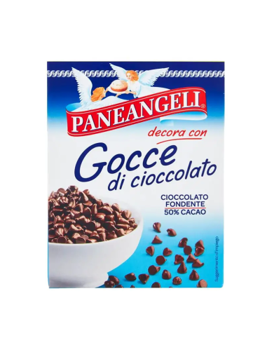 Paneangeli Chocolate Drops - 125 gr - Free shipping delivered to EUROPE and UK