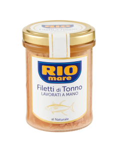 Rio Mare Tuna Fillets in Natural - 180 gr - Free shipping delivered to EUROPE and UK