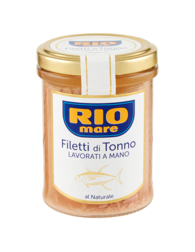 Rio Mare Filetti di Tonno al Naturale - 180 gr - Spedizione gratuita consegnata in EUROPA e UK