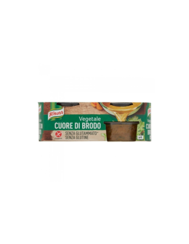 Knorr Cuore di Brodo Vegetale -25% di sale - 4 x 28 gr