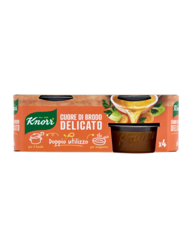 Knorr Cuore di Brodo Delicato - 4 x 28 gr