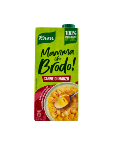 Knorr Mamma Che Brodo Carne di Manzo - 1 L