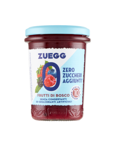 Zuegg Confettura Senza Zuccheri Aggiunti Frutti di Bosco - 220 gr