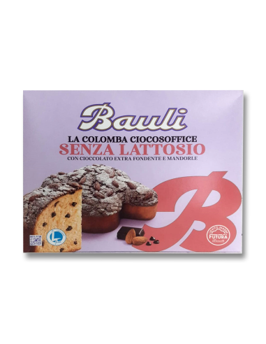 Bauli Colomba Chocolate Lactose Free - 750 gr - Free shipping delivered to EUROPE and UK