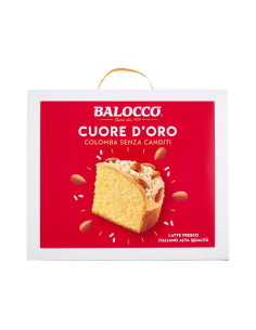 Balocco Colomba Cuore D'oro - 750 gr - Gratis verzending naar Europa en Groot-Brittannië