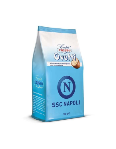 Crispo Ovetti Napoli Cioccolato al Latte Ripieno al Latte - 150 gr