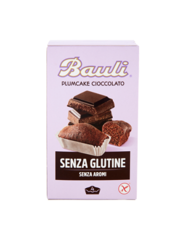 Bauli Plumcake cioccolato Senza Glutine 4 pz - 132 gr