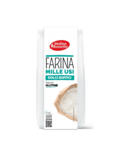 Molino Rossetto Farina Milleusi Dolci Soffici Senza Glutine - 500 gr