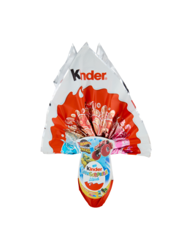 Kinder Uovo Gran Sorpresa Maxi Hot Wheels - 220 gr