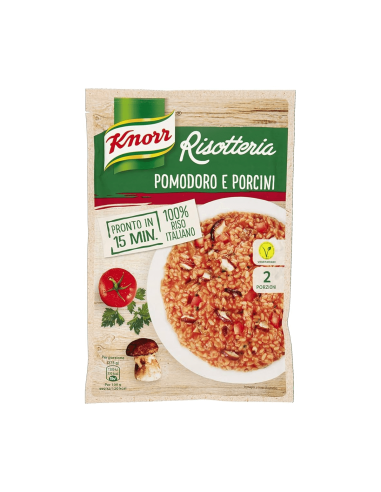 Knorr Risotto al Pomodoro e Funghi porcini - 175 gr - Spedizione gratuita consegnata in EUROPA e UK