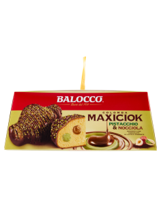 Balocco Colomba Pistacchio e Nocciola - 750 gr - Spedizione gratuita consegnata in EUROPA e UK