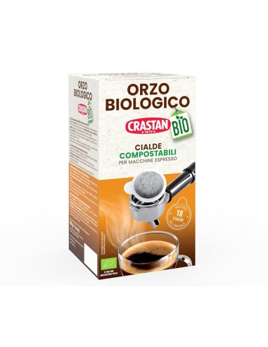 Crastan Orzo Bio - 18 Cialde - Free shipping delivered to EUROPE and UK