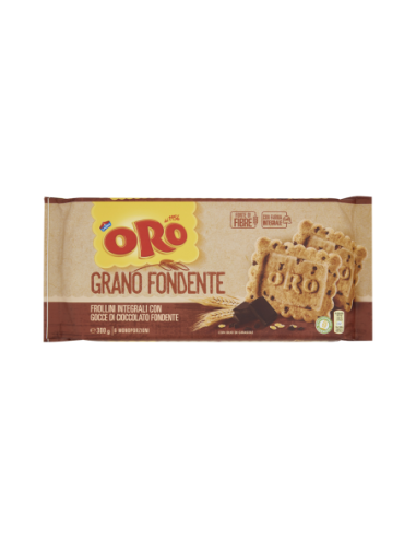 Oro Saiwa Grano Fondente Frollini Integrali Con Gocce - 300 gr