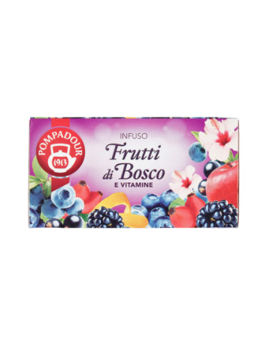 Pompadour Infuso Frutti Di Bosco e Vitamine - 20 filtri