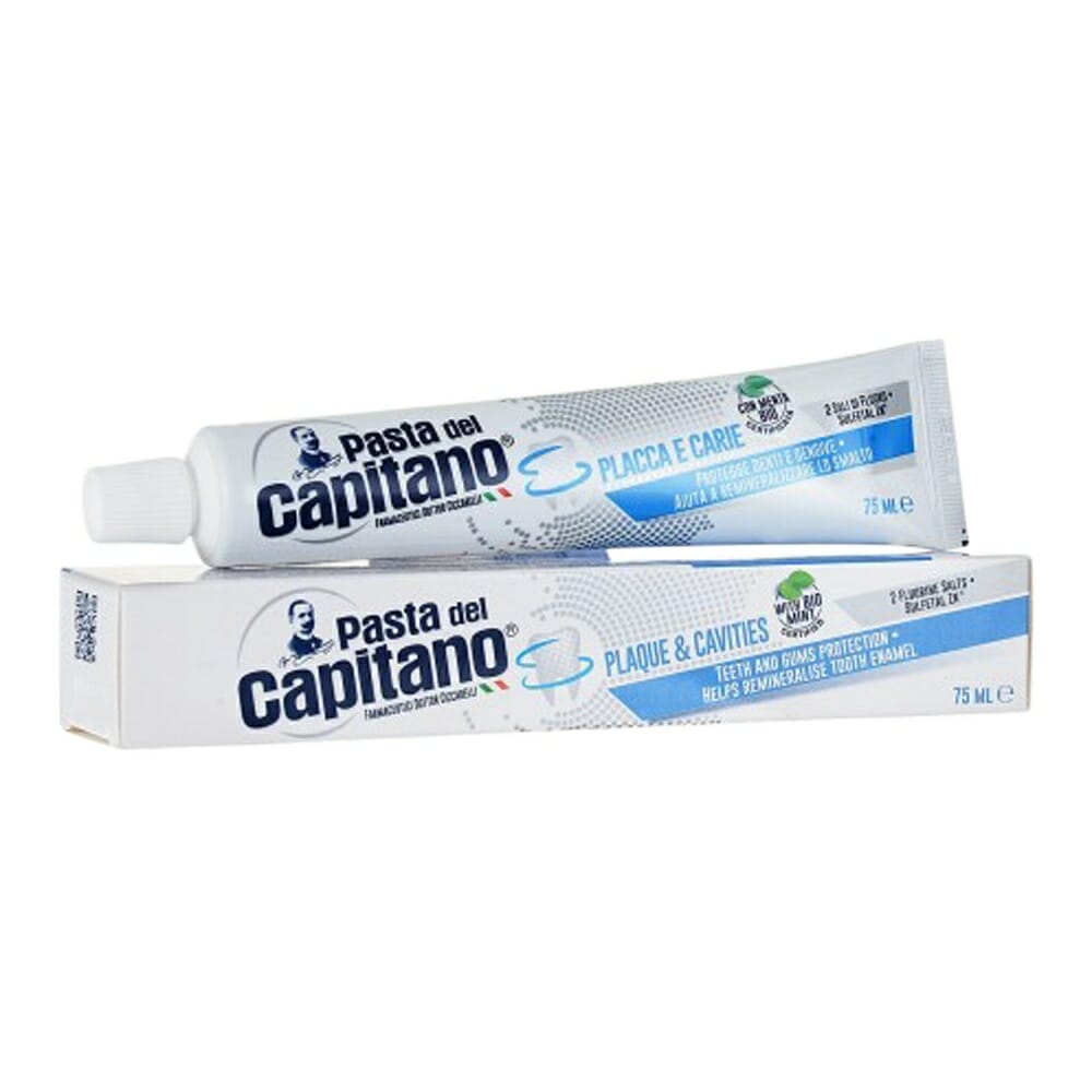 Pasta Del Capitano Plaque and Caries Toothpaste - 100 ml - Vico Food Box