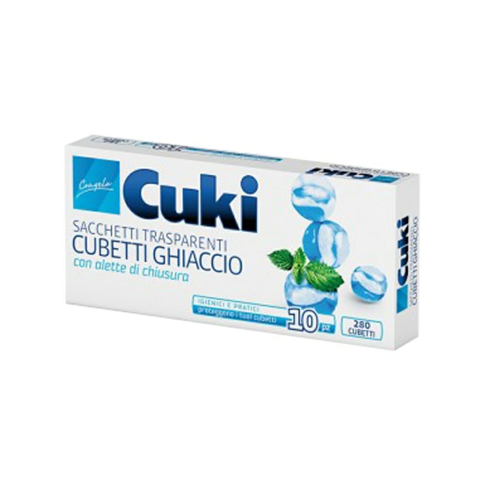 Cuki Sacchetti Cubetti Ghiaccio - 10 pz - Vico Food Box