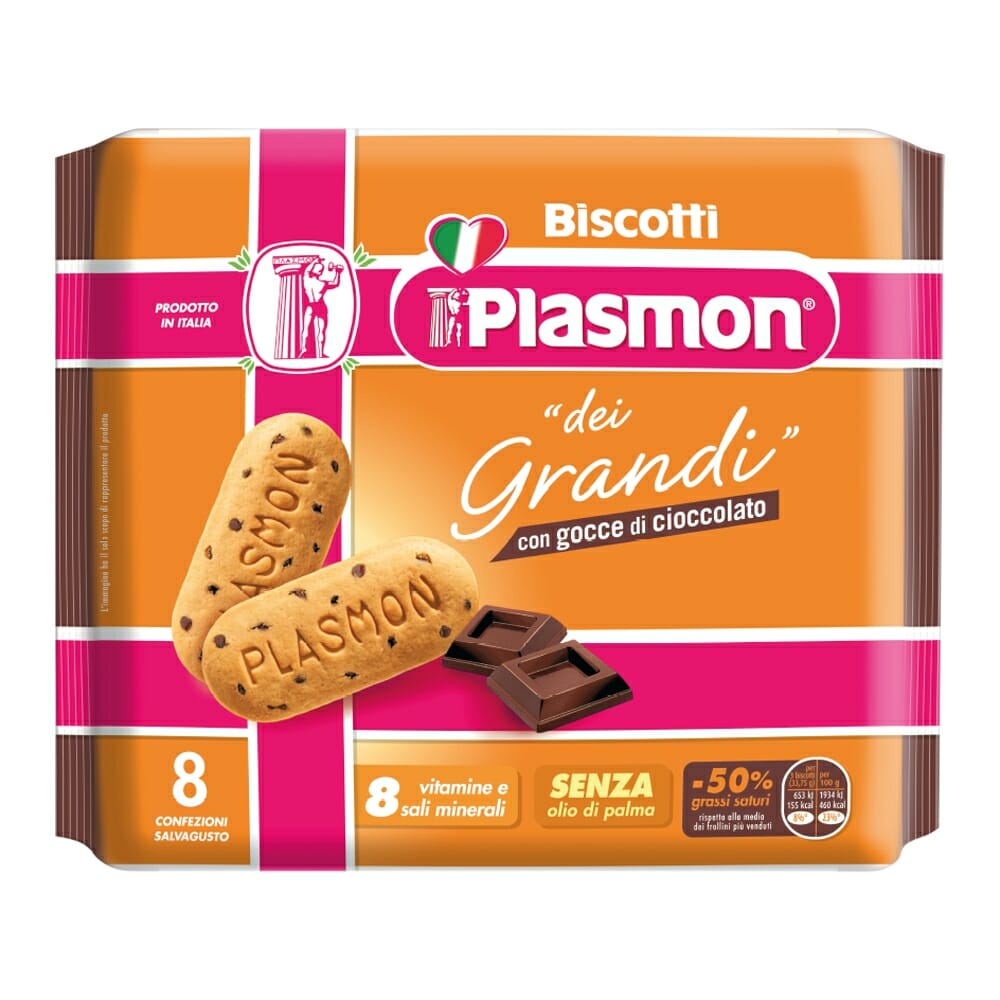 Plasmon Adult Biscuits with Chocolate Drops - 270 gr