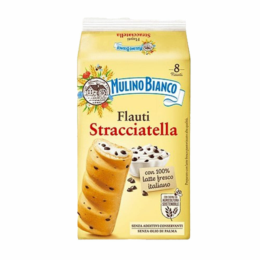 Mulino Bianco Flauti chocolate chip - 280 gr - Vico Food Box