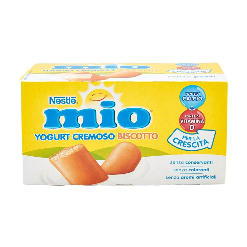 Nestle Mio Creamy Yoghurt with Biscuit - 2 x 125 gr - Vico Food Box