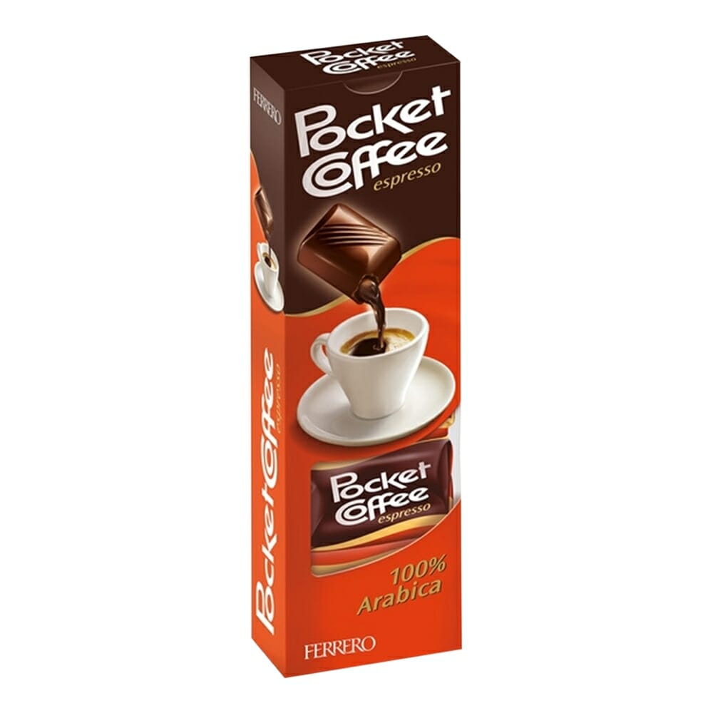  Ferrero Pocket Coffee 5 Count (Pack of 1) : Chocolate  Assortments And Samplers : Everything Else