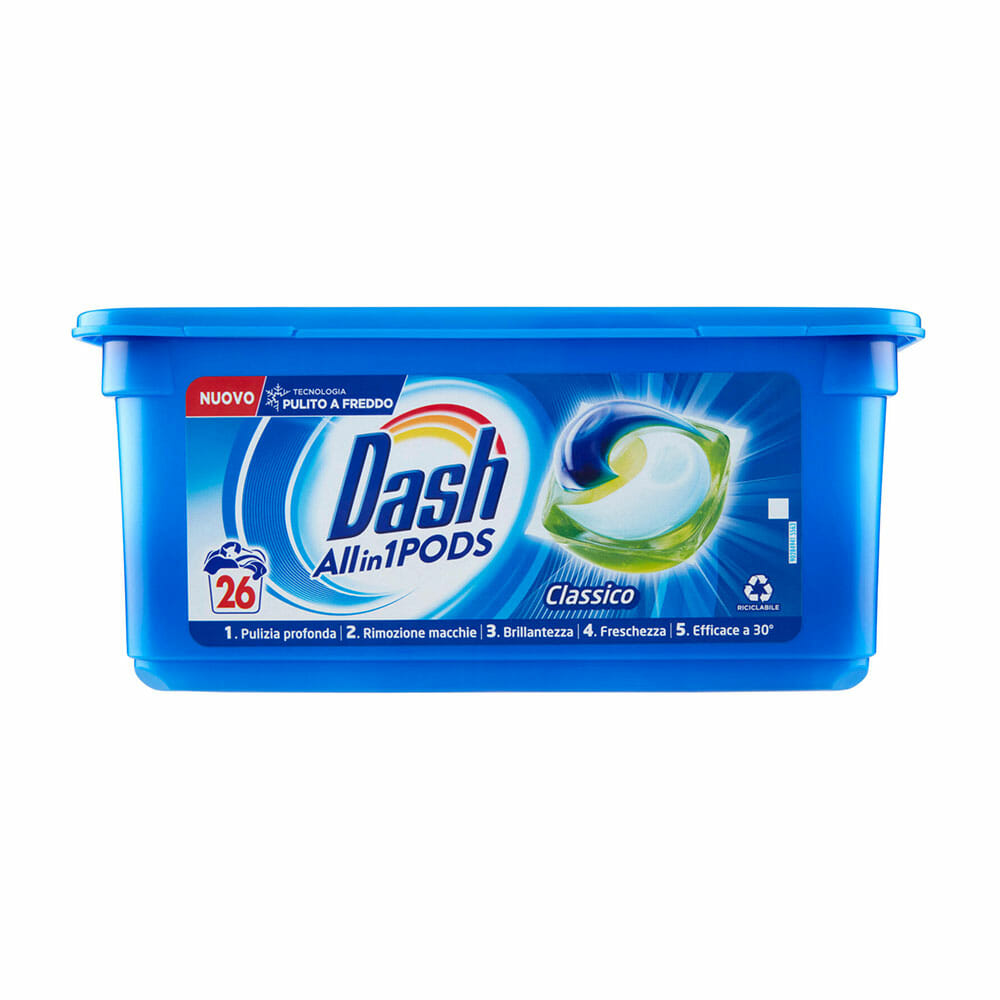 Dash Pods Washing Machine 3in1 Colour Saving - 38 pods 🚚 Europa and UK